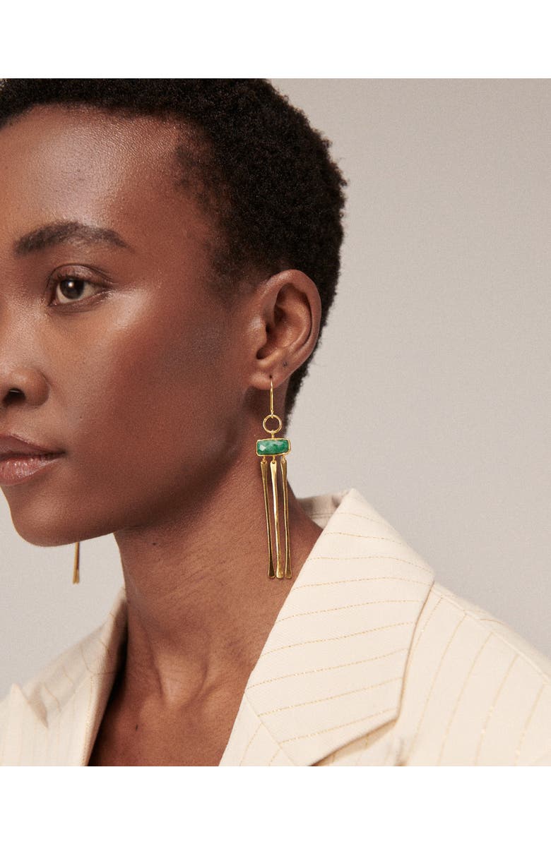 Ottoman Hands Yasmin Drop Earrings, Alternate, color, 