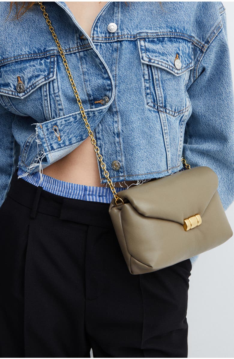 MANGO Envelope Faux Leather Crossbody Bag, Alternate, color,