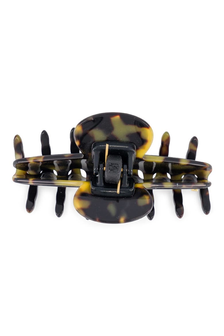 Medium Claw Clip, Alternate, color, BLACK AND TORTOISE