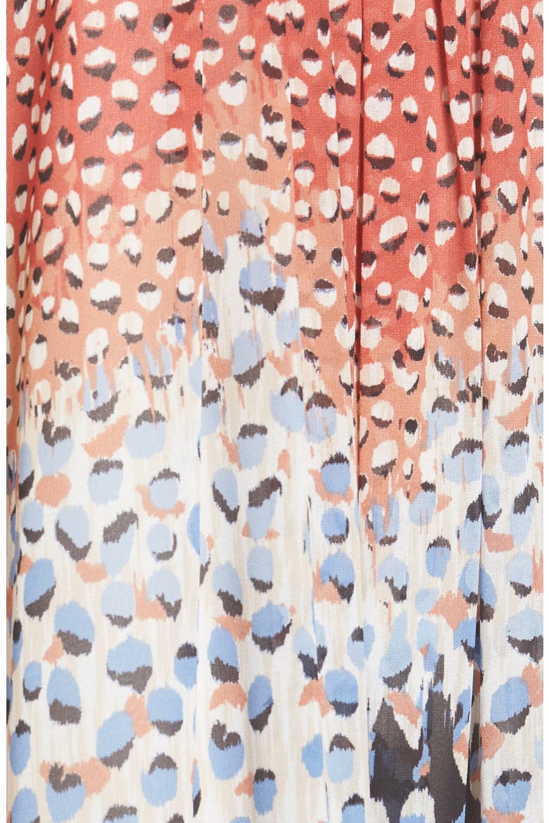 Mix Print Maxi Dress, Alternate, color, MULTI