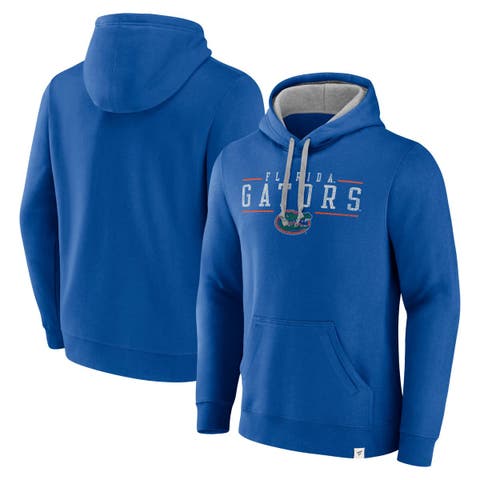 Men's Fanatics  Royal Florida Gators Second Wind Distressed Pullover Hoodie