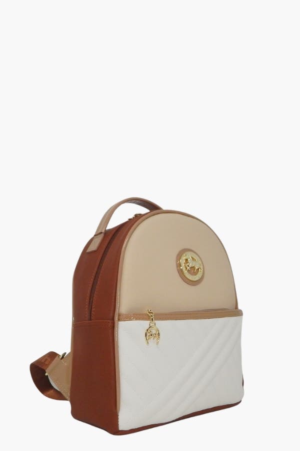 Ciao Bella 207 Backpack, Alternate, color, Beige / White