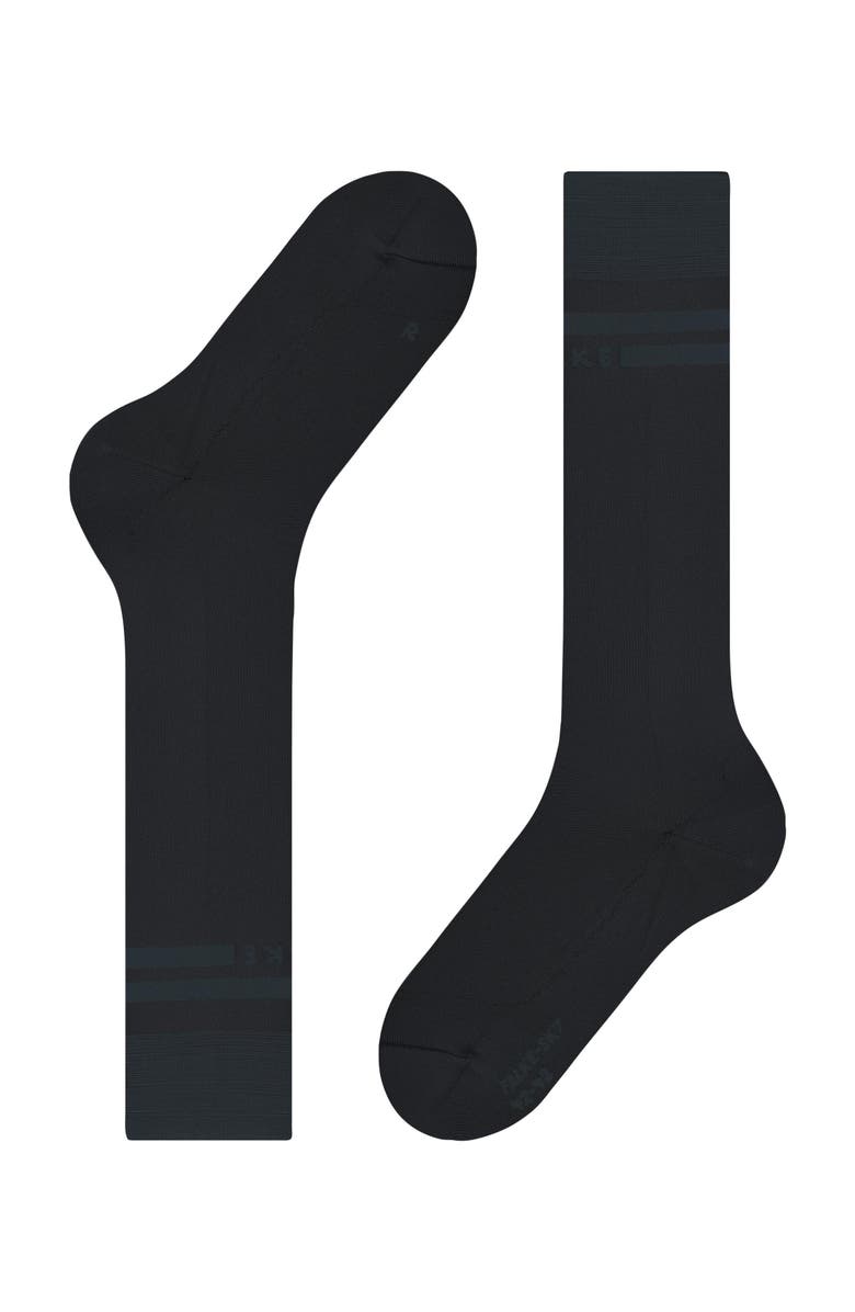 Falke SK7 Race Ski Socks, Alternate, color, Black