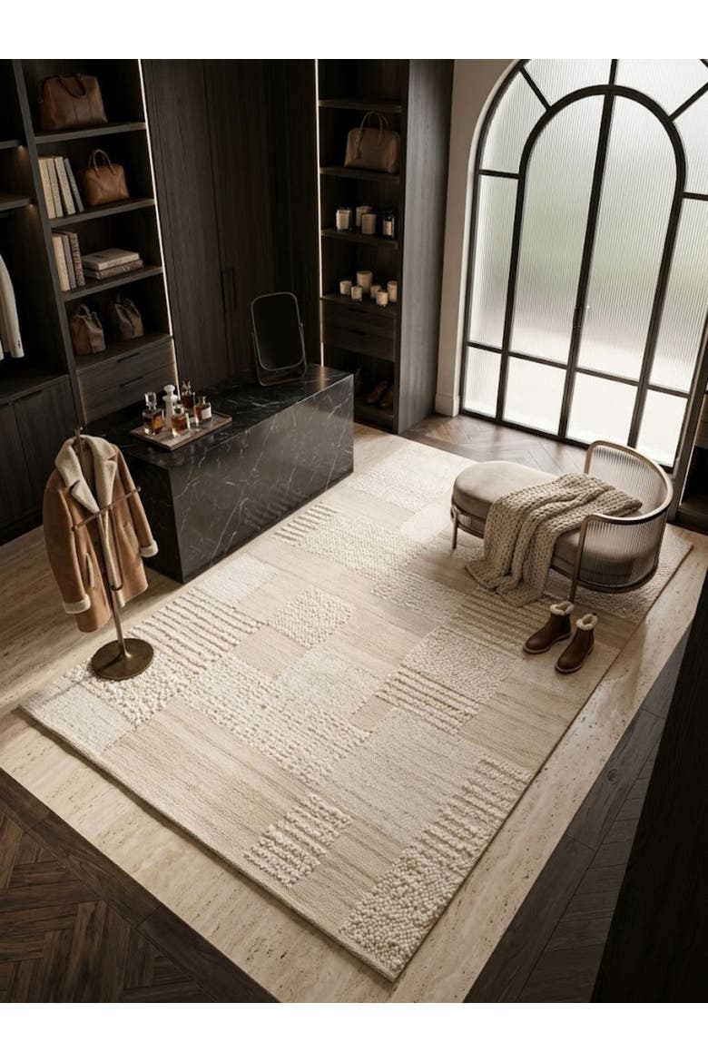 Minerva Wool Rug, Alternate, color, Beige