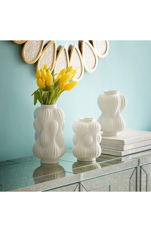 Jonathan Adler Balloon Vase In White