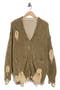 selected Printed Khaki Tweed Brown