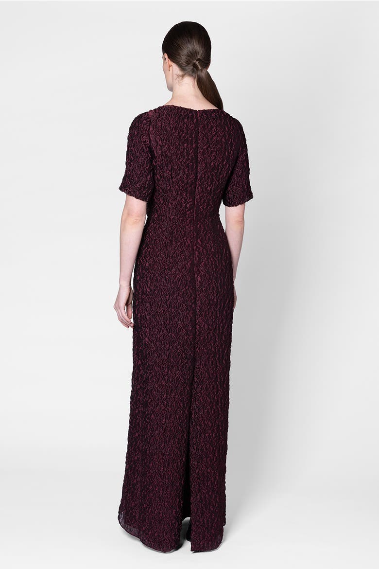 Floor Length Syla Dress, Alternate, color, Burgundy