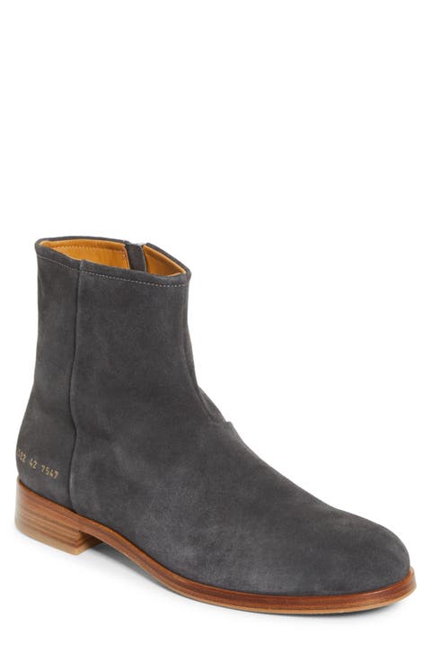 Suede Zip Boot (Men)