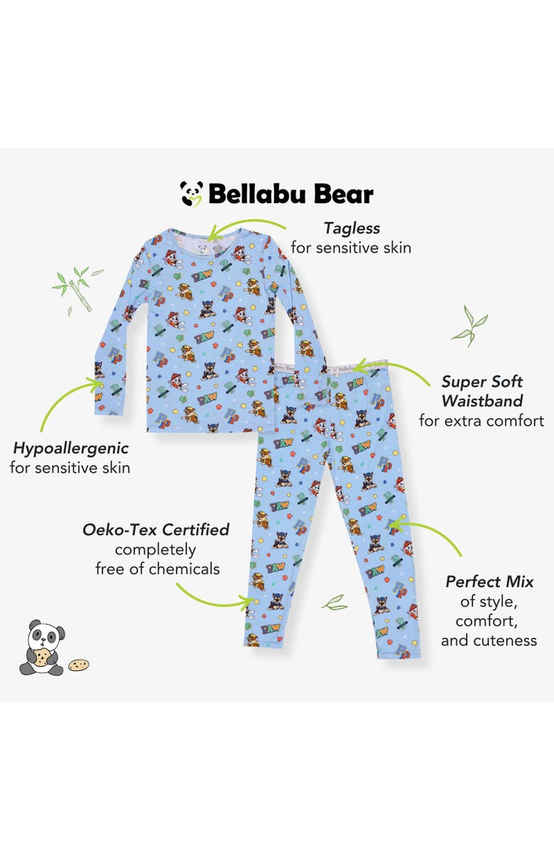 Bellabu Bear Kids' PAW Patrol Varsity Blue Set of 2 Piece Pajamas, Alternate, color, Paw Patrol: Varsity Blue