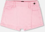 Deux par Deux Soft Stretch Side Pocket Twill Skort