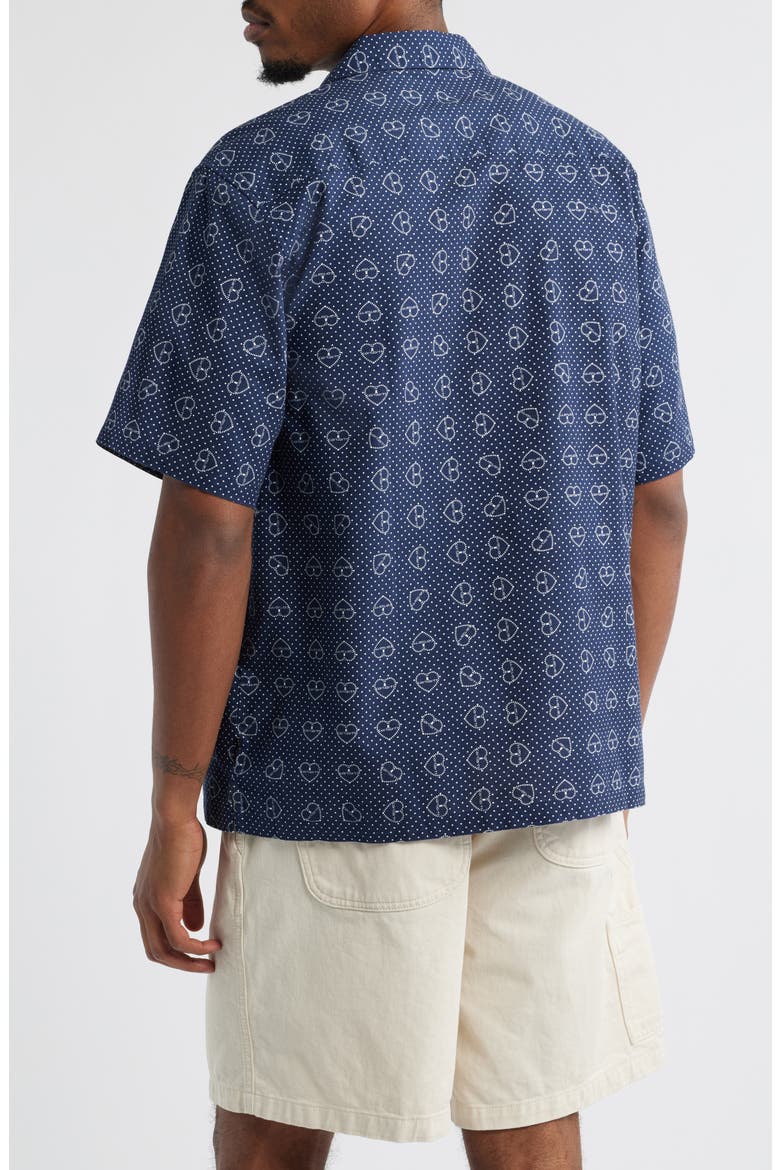 Furoshiki Camp Shirt, Alternate, color, FUROSHIKI PRINT BLUE