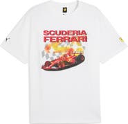 PUMA x Scuderia Ferrari Cotton Graphic T-Shirt