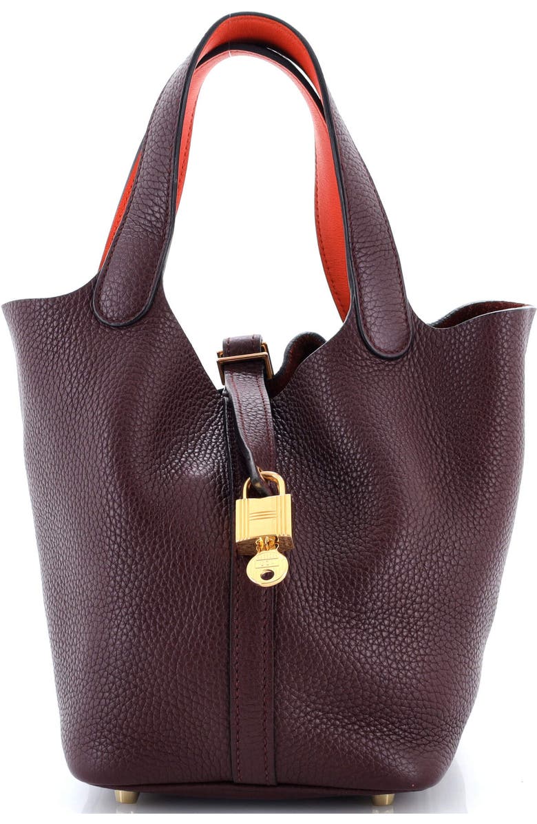 Pre-Owned Hermes Eclat Picotin Lock Bag Clemence PM, Main, color,