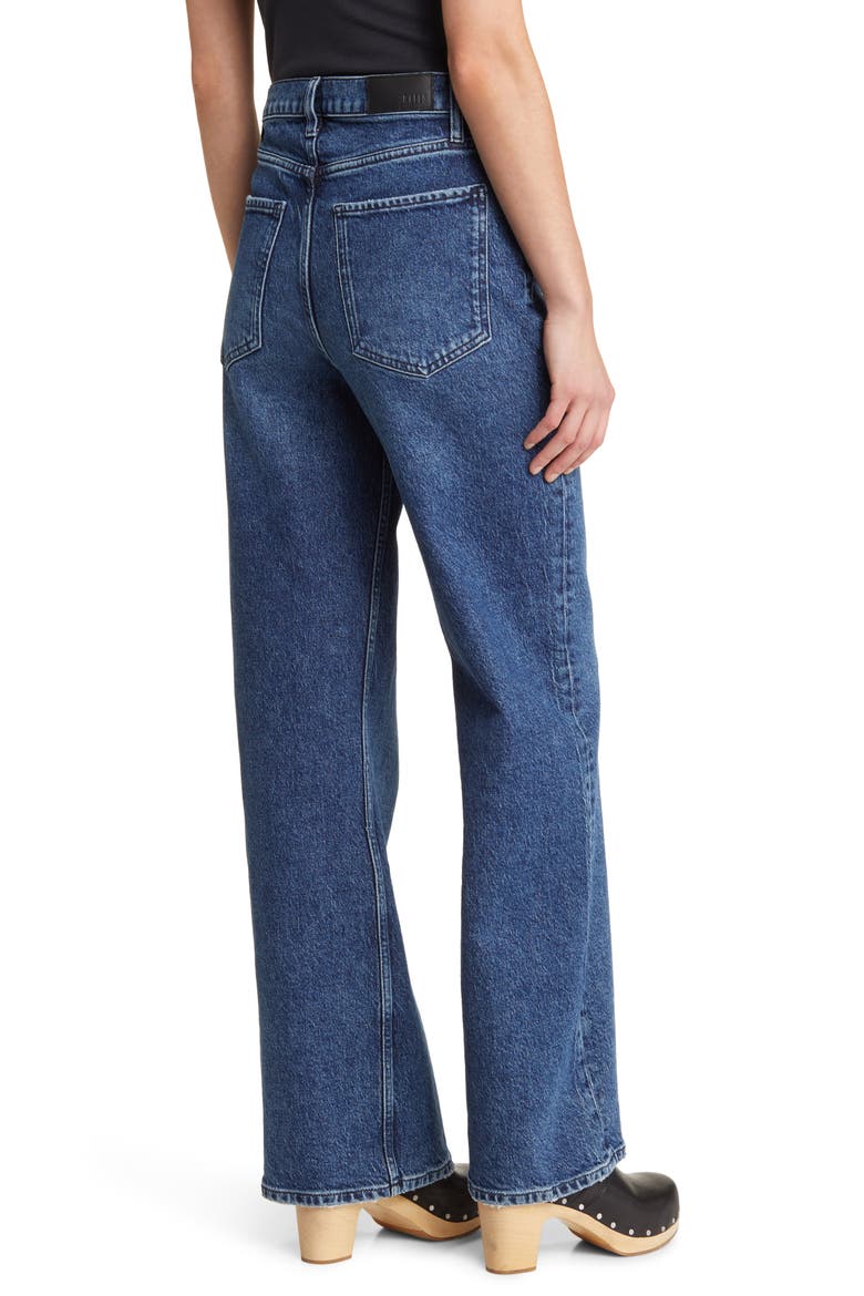 The Getty High Waist Wide Leg Jeans, Alternate, color, MOONLIT OCEAN