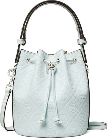 Tory Burch Mini T Monogram Debossed Bucket Bag | Nordstrom