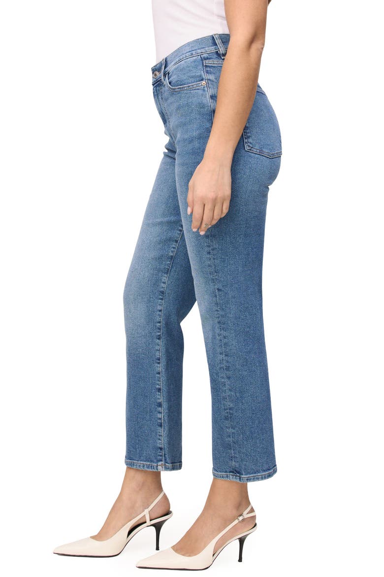 ASE High Waist Ankle Straight Leg Jeans, Alternate, color, EVER AFTER