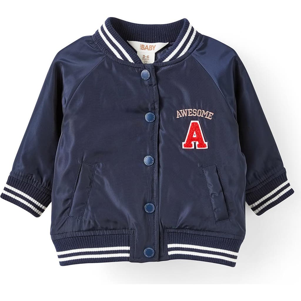 Cotton On Kids Darcey Bomber Jacket In Blue