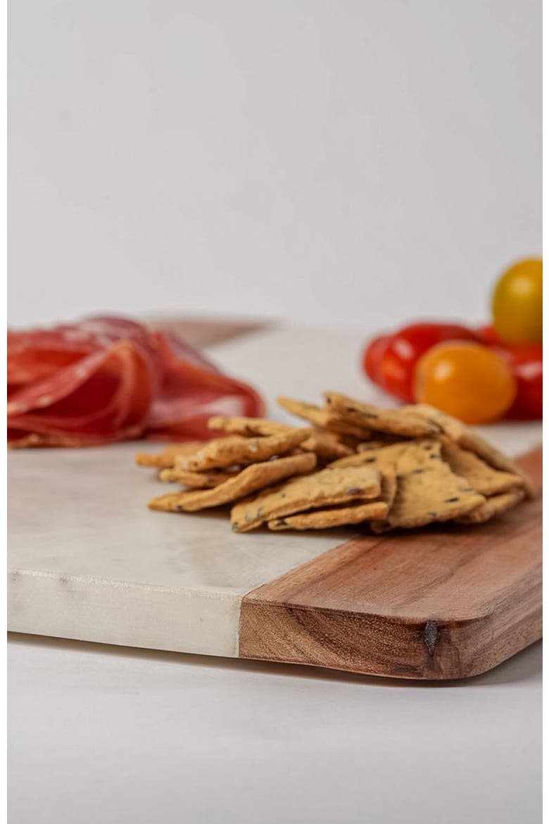 Marble Serving Board - Rectangle, Alternate, color, Grey