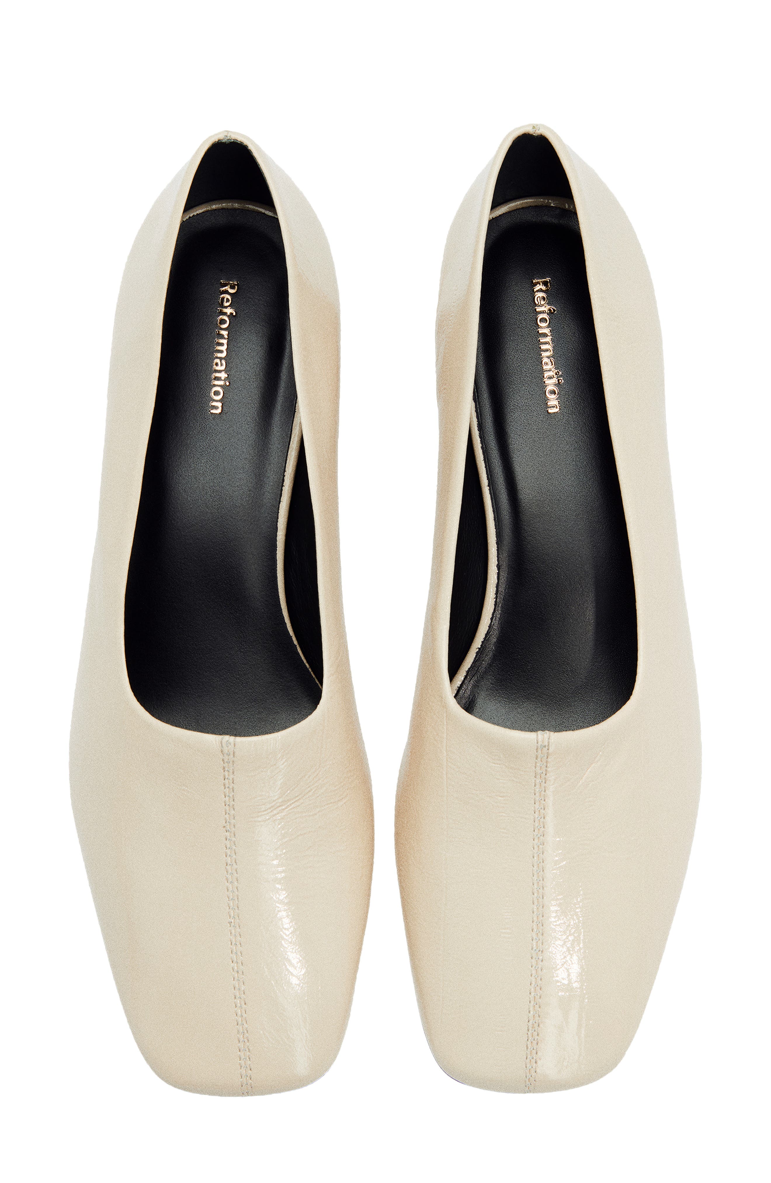 Inez Square Toe Pump, Alternate, color, ALMOND EEL