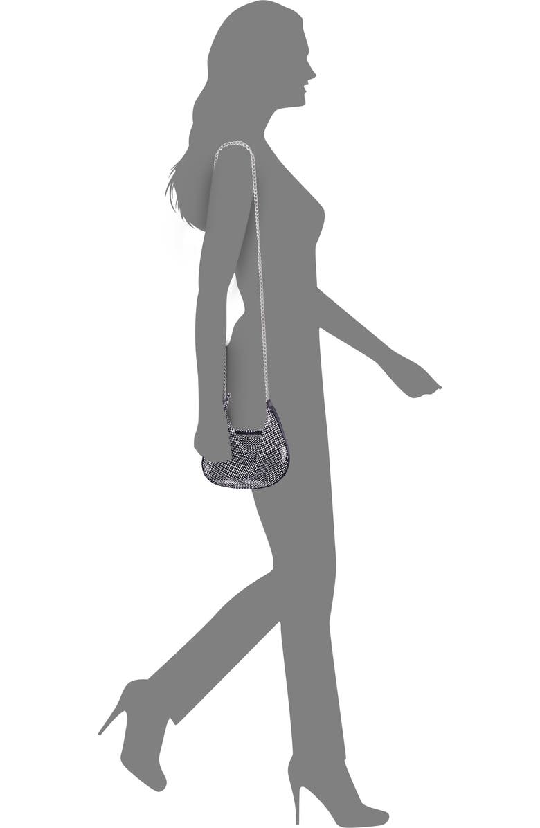 Nina Racquel Shoulder Bag, Alternate, color, Black