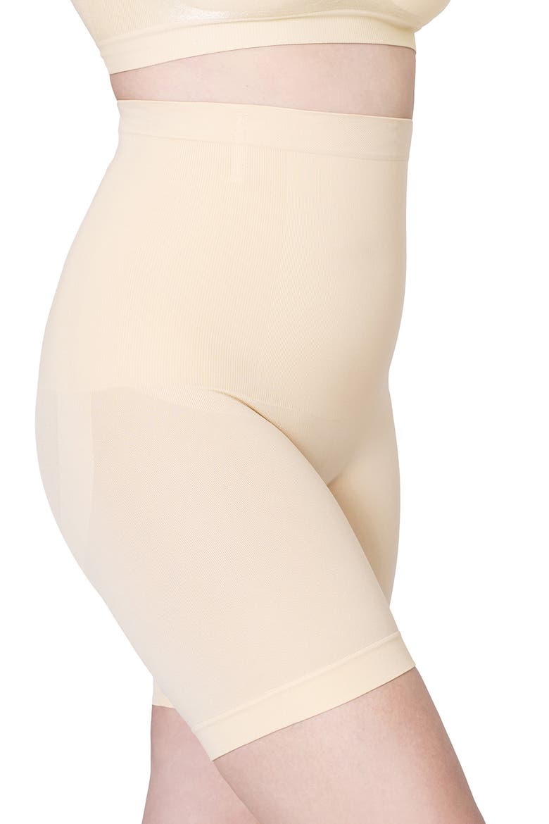 High Waist Shaper Shorts, Alternate, color, BEIGE