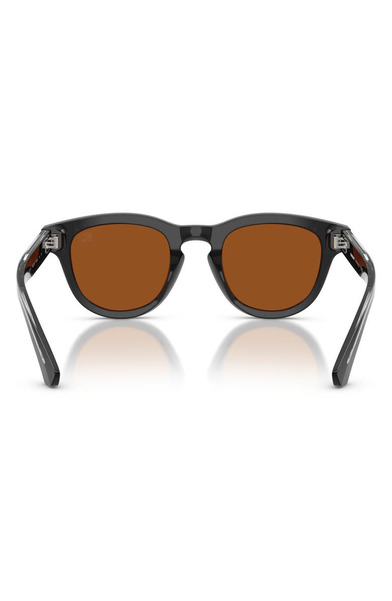 Burberry 48mm Phantos Sunglasses, Alternate, color, Grey / Dark Brown