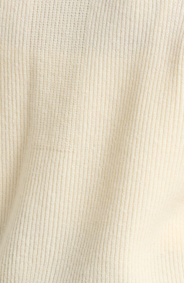 Wit & Wisdom Faux Pearl Trim Cardigan, Alternate, color, Vanilla