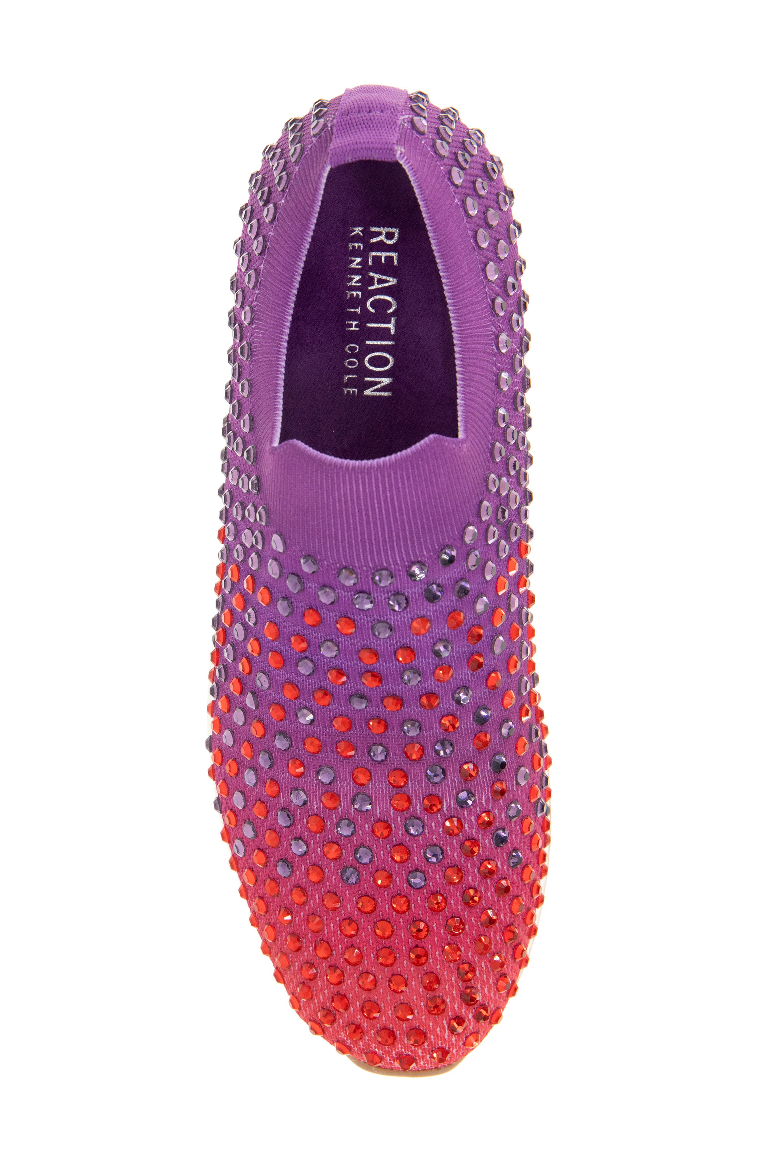Cameron Jewel Jogger Sneaker, Alternate, color, ROUGE KNIT