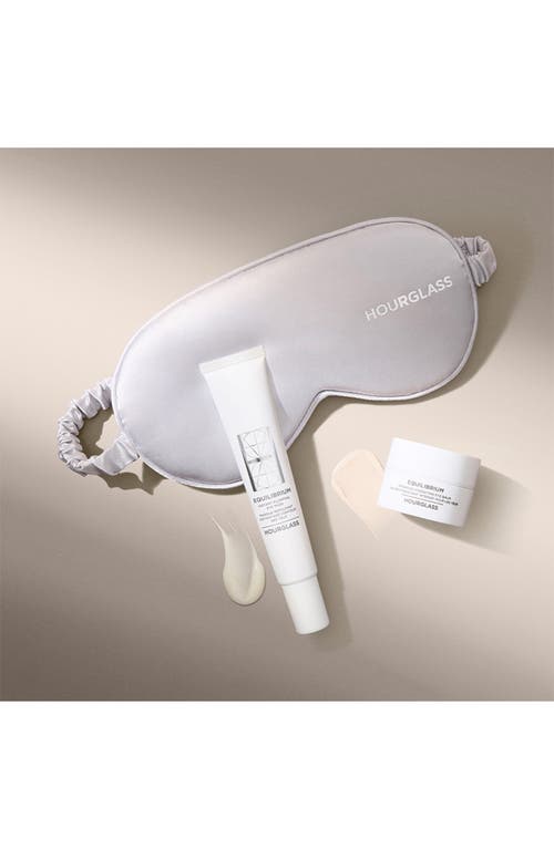 Hourglass Equilibrium Skincare Eye Essentials Duo With Satin Sleep Mask $150 Value In Transparent