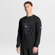 Nike Men's Nike Black Baltimore Ravens Legend Icon Dri-FIT Long Sleeve T-Shirt