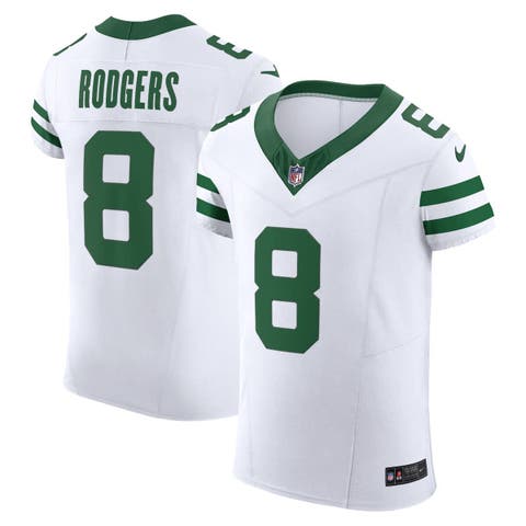 Men's Nike Aaron Rodgers White New York Jets Alternate Vapor F.U.S.E. Elite Jersey