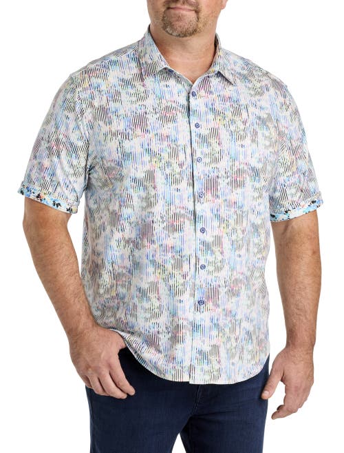 Robert Graham Big & Tall Delray Sport Shirt In Multi