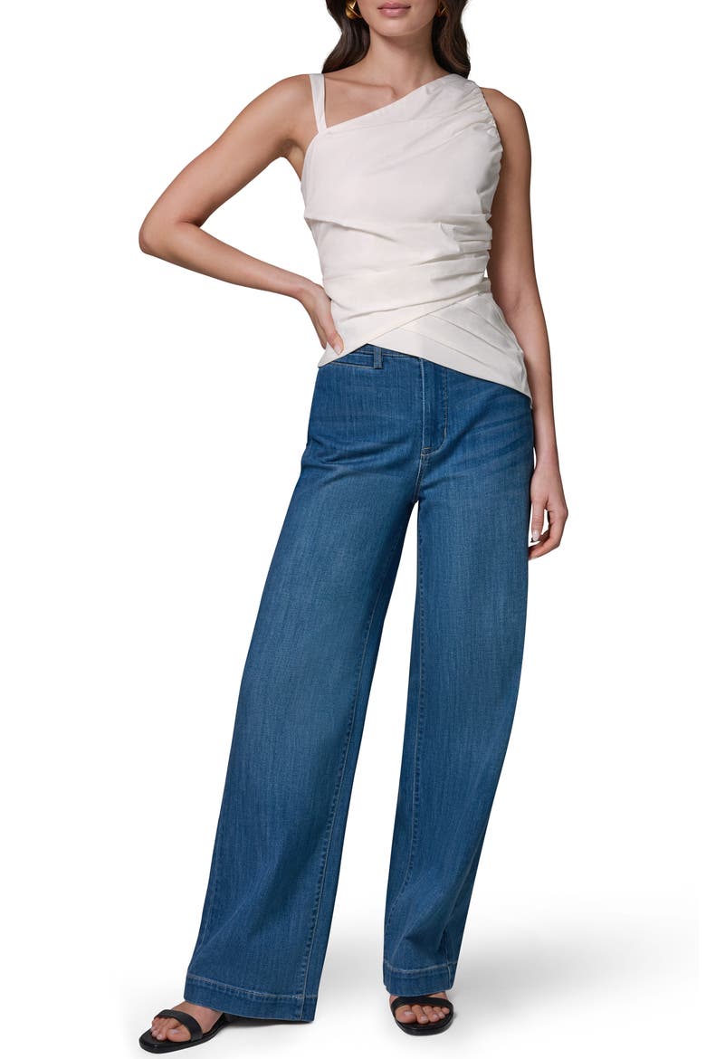 Stretch Poplin Top, Alternate, color, CREAM