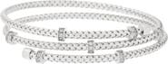 MESHMERISE Diamond Three-Row Braided Bracelet - 0.12ct.