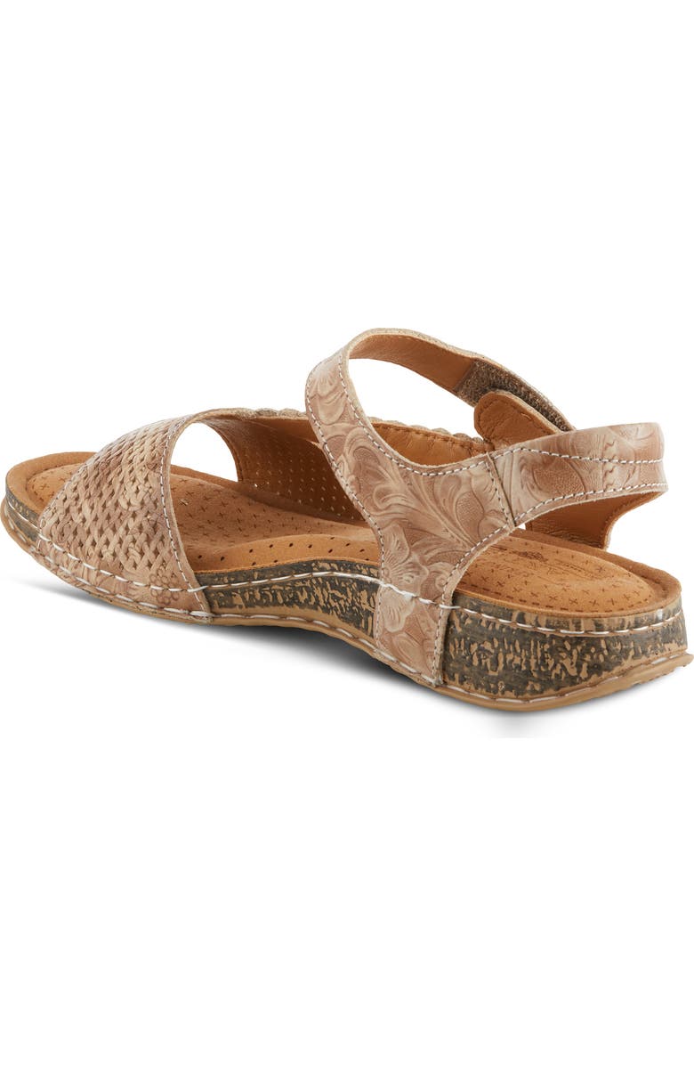 L'Artiste by Spring Step Popular Asymmetric Ankle Strap Sandal, Alternate, color, Grey