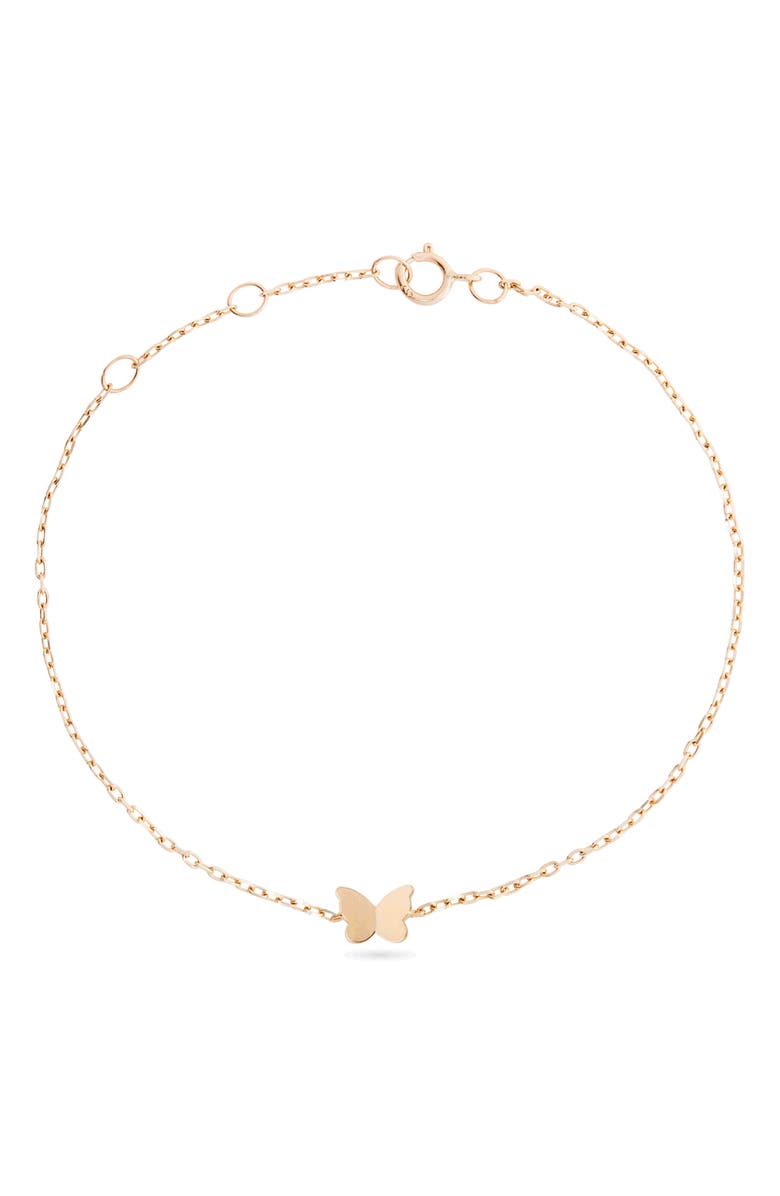 STONE AND STRAND Butterfly Pendant Bracelet, Main, color, 