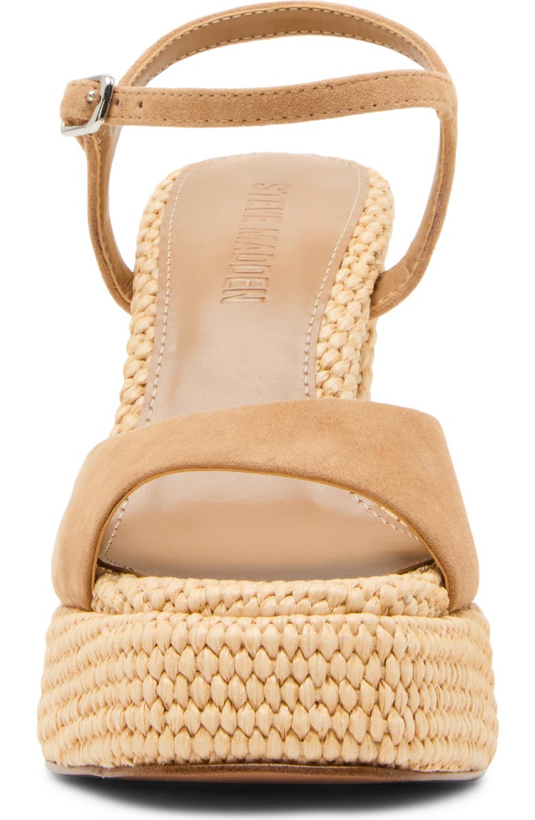 Steve Madden Liandra Platform Sandal, Alternate, color, Tan Suede