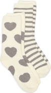 Honeydew 2-Pack Hearty Snowdrift Crew Socks