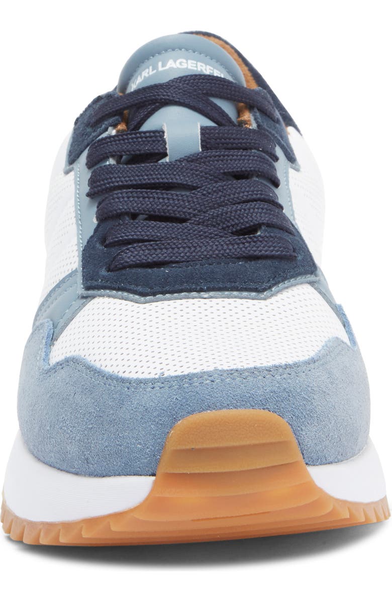 KARL LAGERFELD PARIS Perforated Sneaker, Alternate, color, Blue