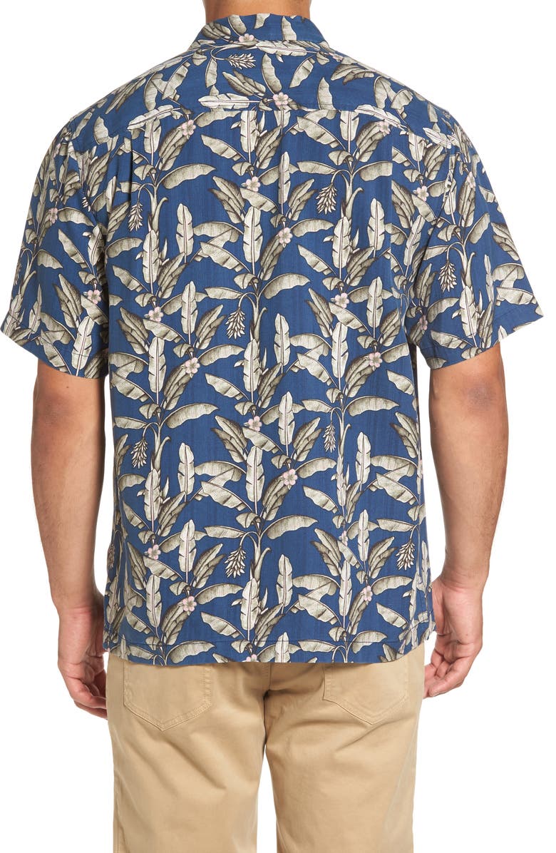 Tommy Bahama Sahara Fronds Standard Fit Silk Camp Shirt, Alternate, color,