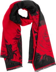 SAACHI Floral Reversible Scarf