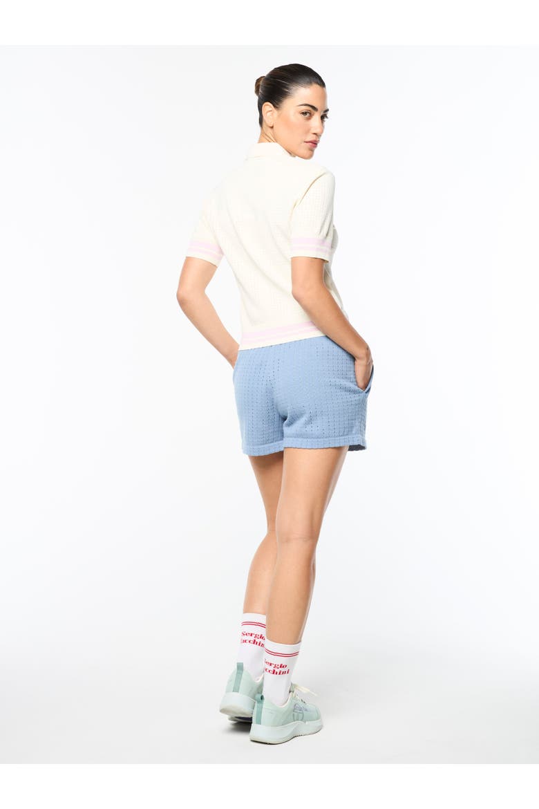 Leila Knit Polo, Alternate, color, GARDENIA