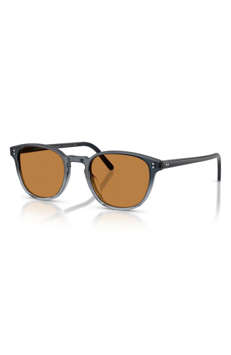Oliver Peoples 49mm Fairmont Phantos Sunglasses, Alternate, color, Twilight Gradient / Cognac