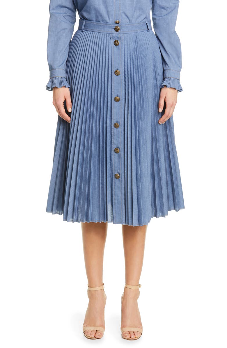 Philosophy Di Lorenzo Serafini Pleated Skirt, Main, color, 