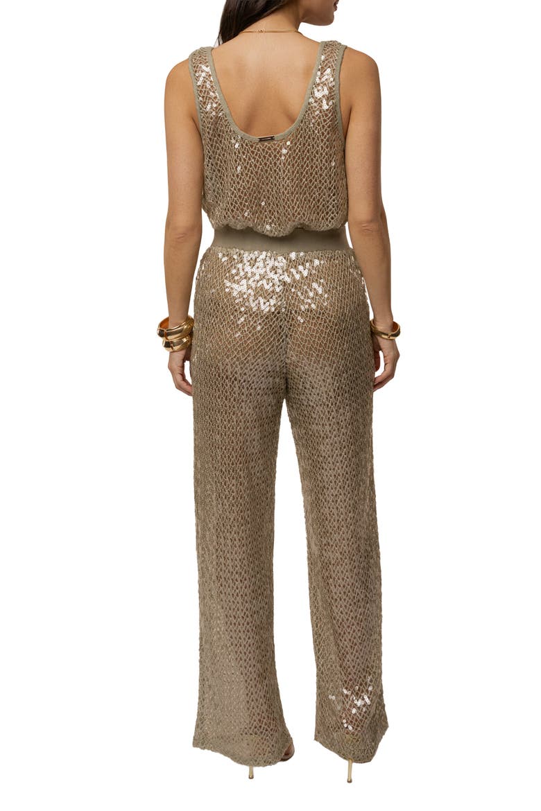 High Seas Sequin Pant, Alternate, color, Sage