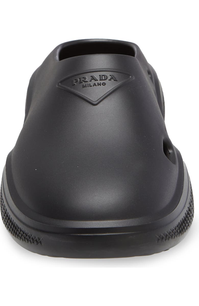 Prada Mellow Logo Waterproof Clog, Alternate, color,