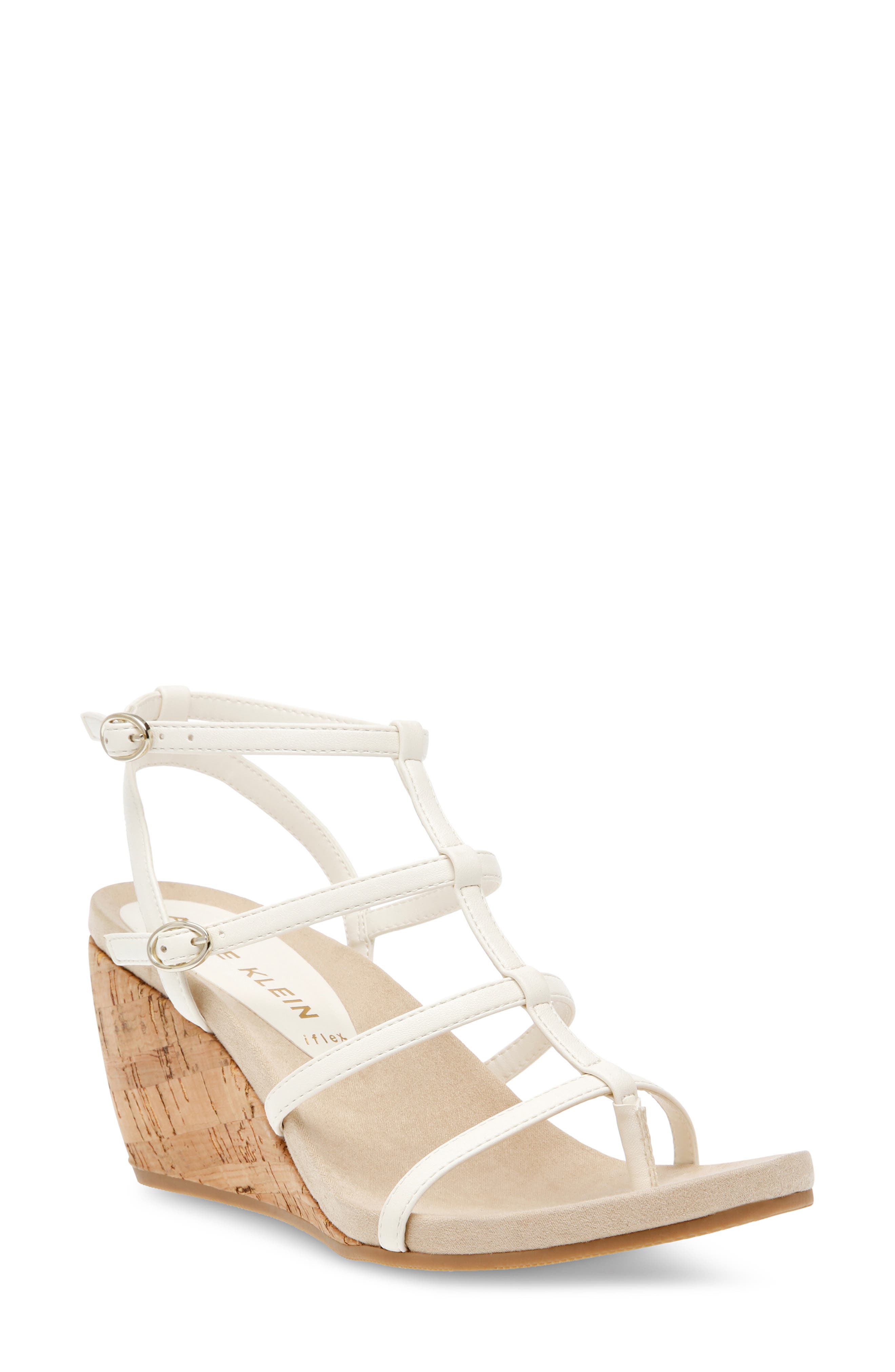 Anne Klein Isiah Wedge Sandal, Main, color, 