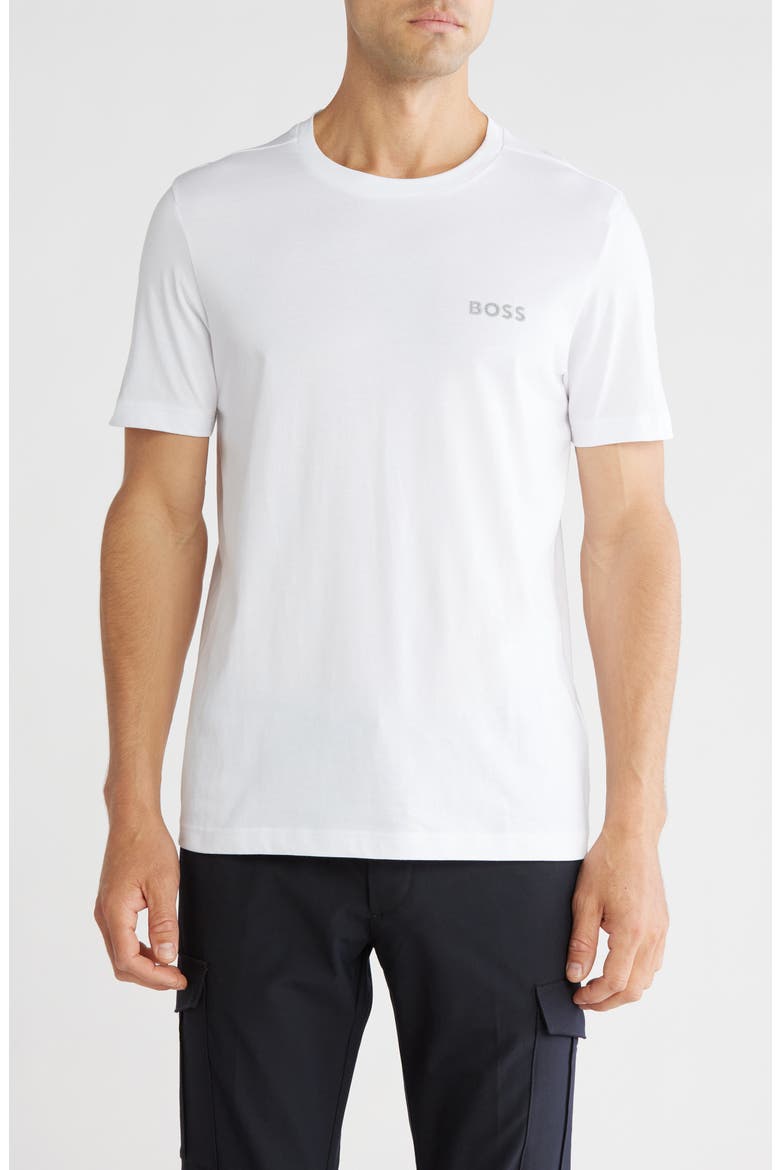Logo Graphic T-Shirt, Main, color, WHITE