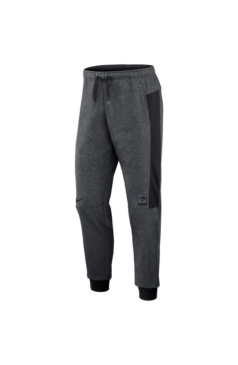 Nike Men's Nike Heathered Gray/Black Toronto Blue Jays Authentic Collection Flux Performance Jogger Pants, Alternate, color, 