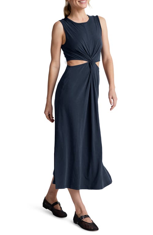 Shop Beyond Yoga Around The World Front Twist Midi Dress